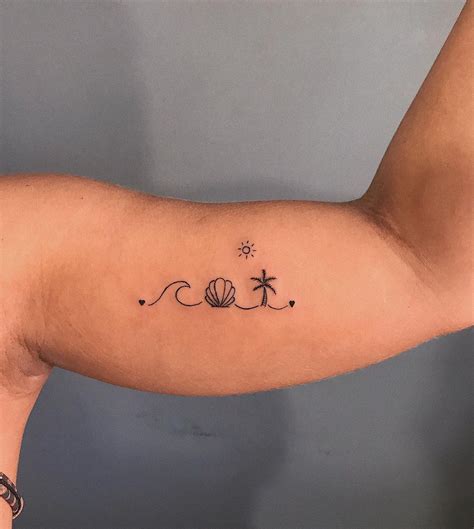 beach tattoo ideas|small beach tattoos for men.